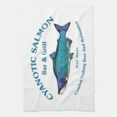 Cyanotic Salmon Bar en Grill Theedoek (Verticaal)