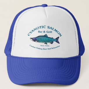 Cyanotic Salmon Bar en Grill Trucker Pet