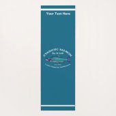 Cyanotic Salmon Bar en Grill Yogamat (Achterkant)