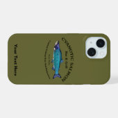 Cyanotic Salmon Bar & Grill iPhone 15 Case (Achterkant horizontaal)