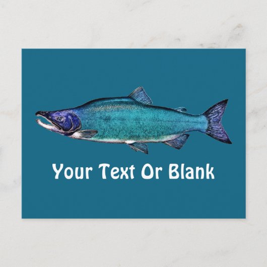 Cyanotic Salmon Briefkaart (Voorkant)