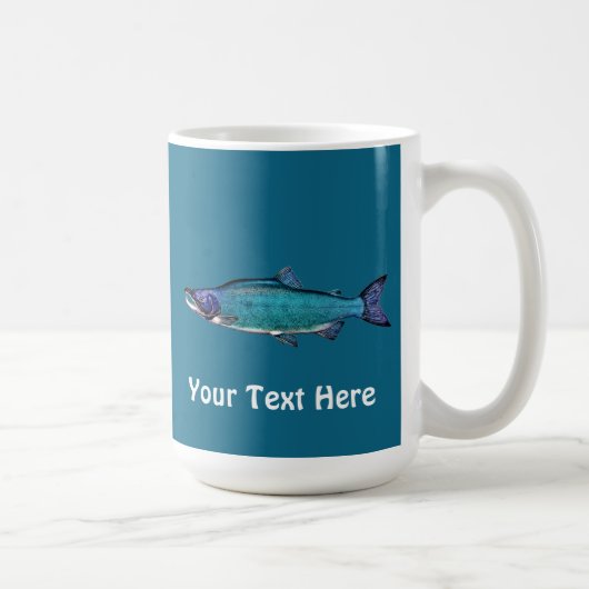 Cyanotic Salmon Koffiemok (Rechts)