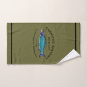 Cyanotische Zalm Bar & Grill Handdoek (Handdoek)