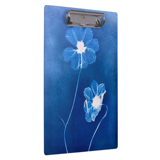 Cyanotype Bloem Klembord (Rechts)