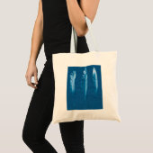 Cyanotype Feathers Tote Bag (Voorkant (product))