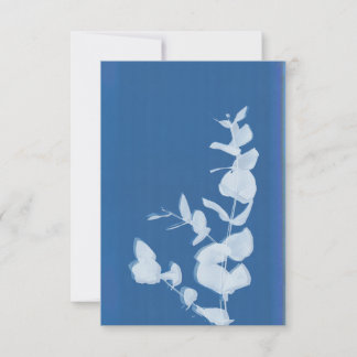 Cyanotype Hartelijk dank Bedankkaart