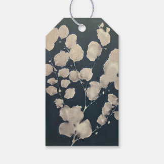 Cyanotype Leaf Gift Tag Cadeaulabel