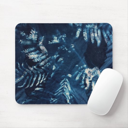 Cyanotype Mousepad - Mimosa Tree Muismat (Met muis)