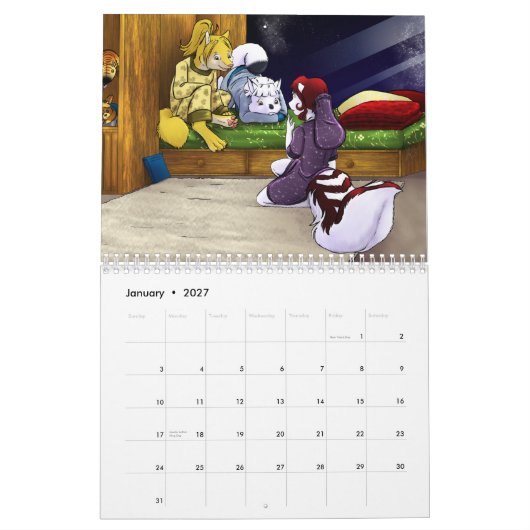 Cyantiaan Chronicles 2012 Agenda Kalender (Jan 2027)