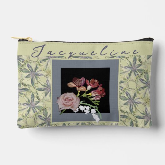 Cyanus Flower Print Cut Naaizak Etui (Voorkant)