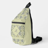 Cyanus Flower Print Cut Naaizak Sling Bag (Rechterhoek)