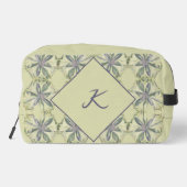 Cyanus Flower Print Cut Naaizak Toilettasje (Achterkant)