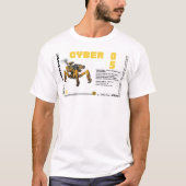 Cyber 05 Mech Robot Design T-shirt (Voorkant)