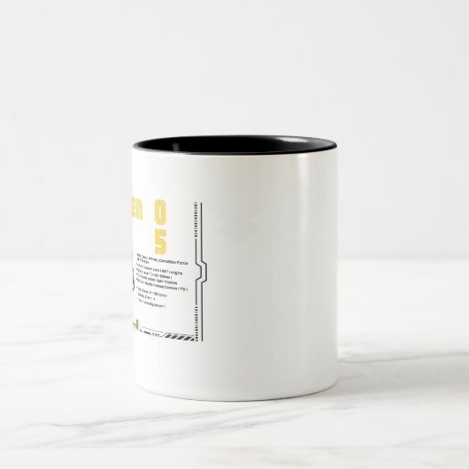 Cyber 05 Mech Robot Design Tweekleurige Koffiemok (Center)