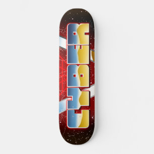 Cyber 1980 poster persoonlijk skateboard