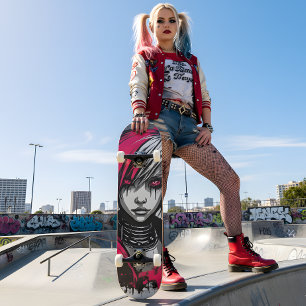 Cyber 2K Urban Emo Meisje Skateboarddek Persoonlijk Skateboard