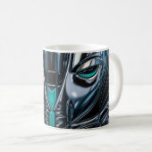 Cyber Abstract Koffie Koffiemok (Voorkant rechts)