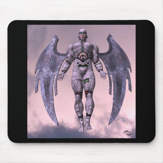 Cyber-Angel Mousepad Muismat (Voorkant)