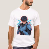 Cyber Anime Warrior T-shirt (Voorkant)