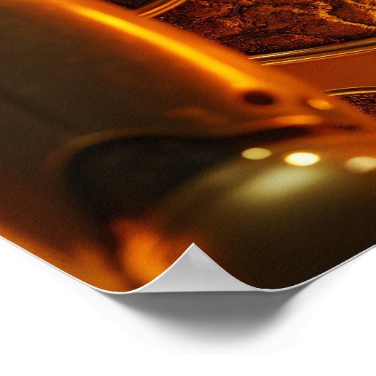 Cyber Apollo: Neon Lyre Deity Poster (Hoek)