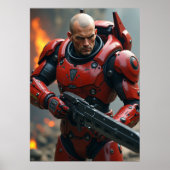 Cyber Ares: Crimson War Engine Poster (Voorkant)