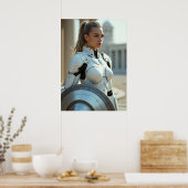 Cyber Athena: Tactical Wisdom Poster (Keuken)