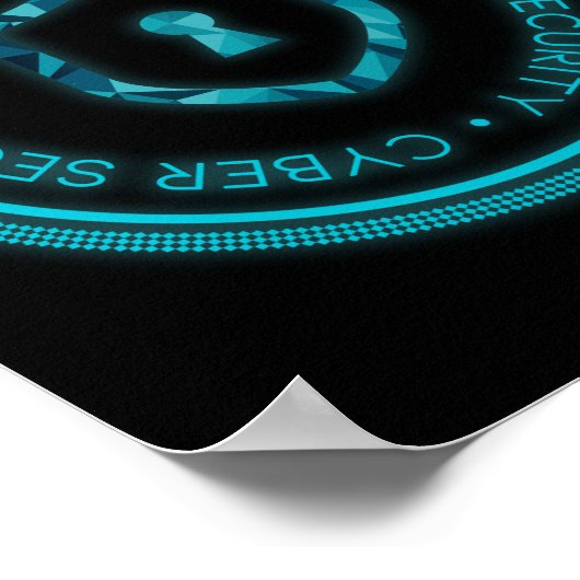 CYBER BADGE BADGE SEAL POSTER (Hoek)