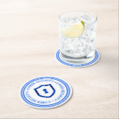 CYBER BADGE BADGE SEAL RONDE KARTONNEN ONDERZETTER (Insitu)