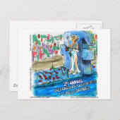 Cyber Beauty Queen Funny Gifts T - shirts Kaarten, Briefkaart (Voorkant / Achterkant)