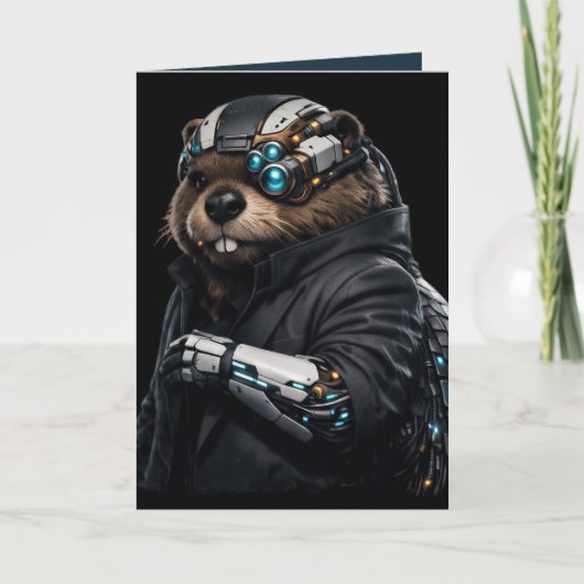 Cyber Bever Kaart (Voorkant)