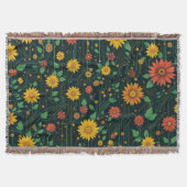 Cyber Bloom Deken (Voorkant)