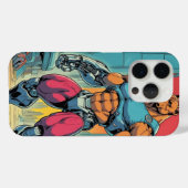 "Cyber Buff Dog – Retro Anime Robot Warrior" Case-Mate iPhone Case (Achterkant (horizontaal))