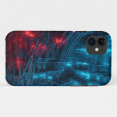 Cyber Case-Mate iPhone Case (Achterkant (horizontaal))