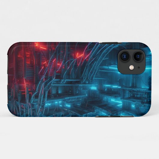Cyber Case-Mate iPhone Case (Achterkant (horizontaal))