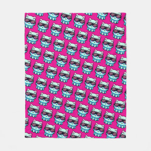 Cyber Cat Fleece Deken