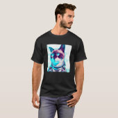 Cyber Cat T-shirt (Voorkant volledig)