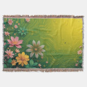 Cyber Chartreuse Deken (Voorkant)