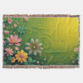 Cyber Chartreuse Deken