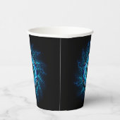 Cyber Circuit Eye Papieren Bekers (Rechts)