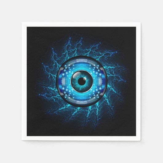 Cyber Circuit Eye Servet (Voorkant)
