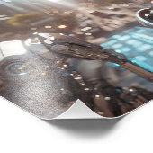 Cyber City Foto Afdruk (Hoek)