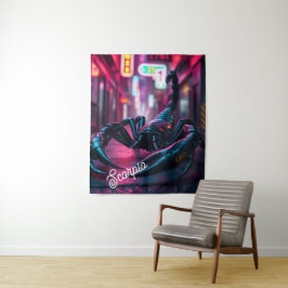 Cyber-City Schorpioen Wandtapijt Wandkleed