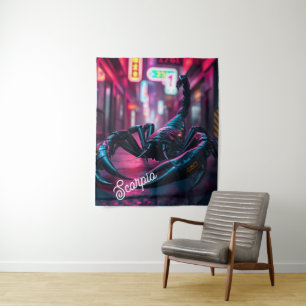 Cyber-City Schorpioen Wandtapijt Wandkleed