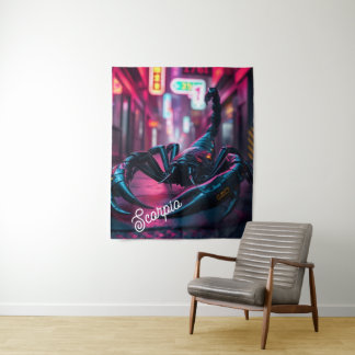 Cyber-City Schorpioen Wandtapijt Wandkleed