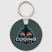 Cyber Coding Guru: Tech Cadeaus Sleutelhanger (Voorkant)