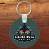 Cyber Coding Guru: Tech Cadeaus Sleutelhanger (Voorkant)