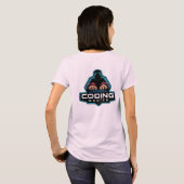 Cyber Coding Guru: Technische Geschenken T-shirt (Achterkant volledig)