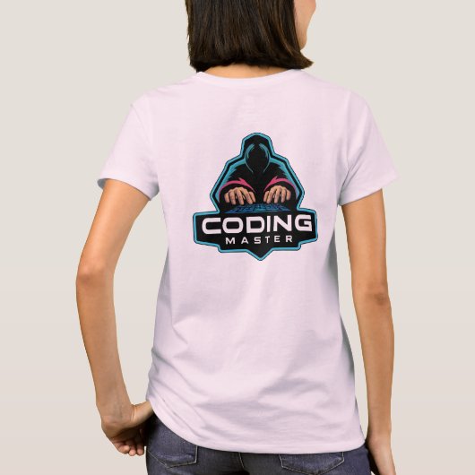 Cyber Coding Guru: Technische Geschenken T-shirt (Achterkant)