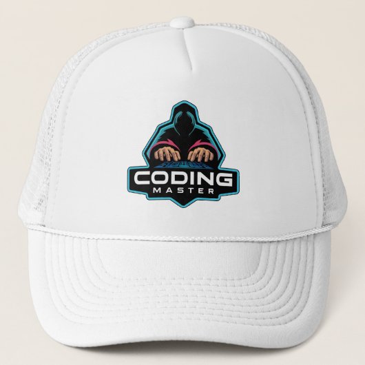 Cyber Coding Guru: Technische Geschenken Trucker Pet (Voorkant)