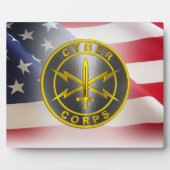Cyber Corps Army Veteraan Fotoplaat (Voorkant)